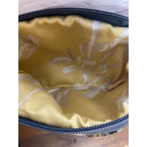 small handmade clutch,  one of a kind fully lined leather strap - Picture 4 of 4